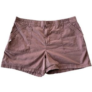 Magellan Outdoors Classic Fit Women’s Dusty Red Shorts Sz 2XL